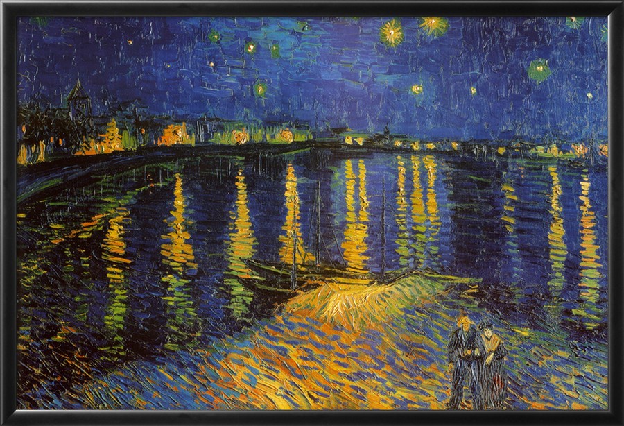 Starry Night Over the Rhone - Van Gogh Painting On Canvas